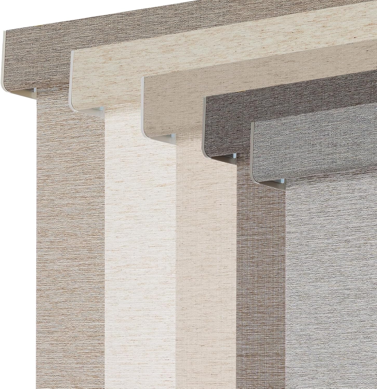 Persilux Blackout Roller Shades for Window Blinds,Cordless,Linen Fabric,Thermal Insulated Fabric UV Protection Shades for Home,Office,Bedroom,Door,Blackout-Cream,35" W X 72" H