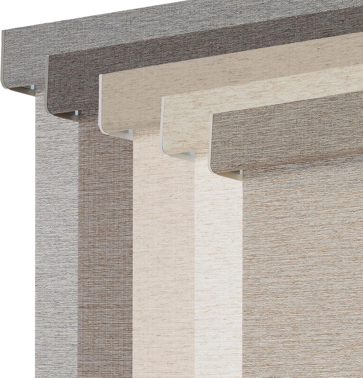 Persilux Blackout Roller Shades for Window Blinds,Cordless,Linen Fabric,Thermal Insulated Fabric UV Protection Shades for Home,Office,Bedroom,Door,Blackout-Cream,35" W X 72" H